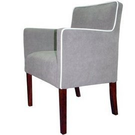 SIMPLE armchair with piping 84 cm