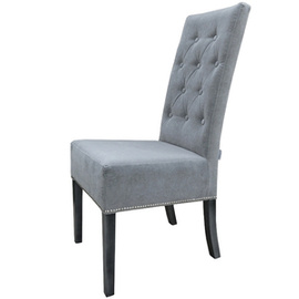 SIMPLE PIK chair with buttons, thumbtacks and knocker 107 cm