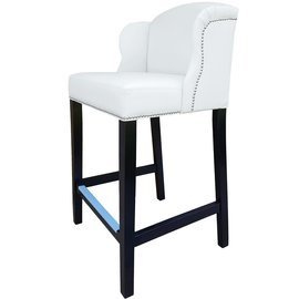 Bar stool USZAK with thumbtacks and knocker 97 cm