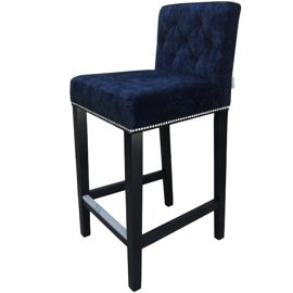 Bar stool NARROW PIK with thumbtacks and knocker 93 cm