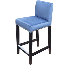 Bar stool NARROW with thumbtacks and knocker 91 cm