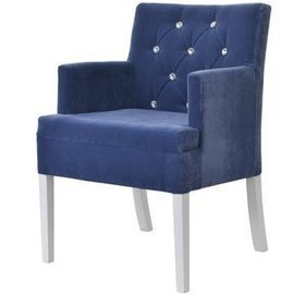 EDGAR SIMPLE PIK armchair with crystals 84 cm