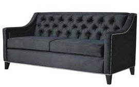 2-seater sofa PELLINI with thumbtacks