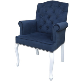 LANCASTER armchair with thumbtacks 101 cm