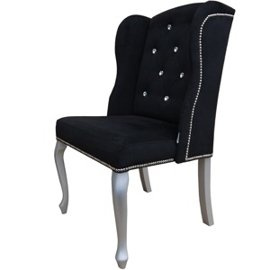 USZAK PIK chair with crystals and thumbtacks 98 cm