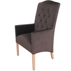 OBLIQUE LUDWIK PIK armchair with buttons 110 cm