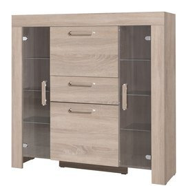 Dresser with glass-case OMAR