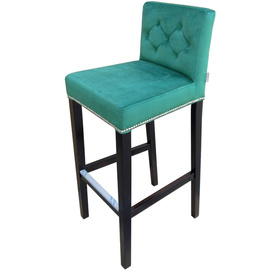 Bar stool NARROW with thumbtacks and knocker 103 cm