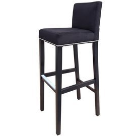 Bar stool NARROW with thumbtacks and knocker 113 cm