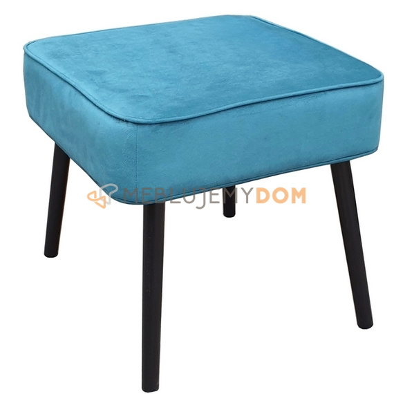 Pouf JUDITH with piping 50 x 50 cm