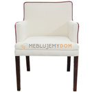 EDGAR MARROW armchair with piping 84 cm