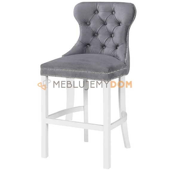 Bar stool MARGARET with thumbtacks 105 cm