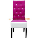 OBLIQUE PIK chair Multicolour with crystals 107 cm