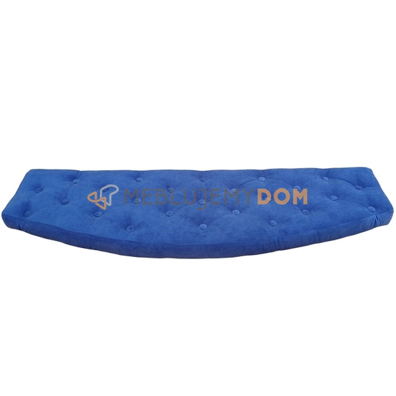 SOFT PIK arched cushion with buttons 125 x 23/38 cm