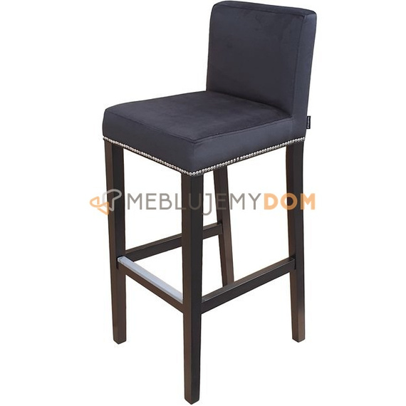 Bar stool NARROW with thumbtacks and knocker 103 cm