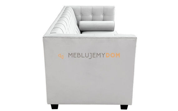 2-seater sofa MADLEN with rollers and thumbtacks