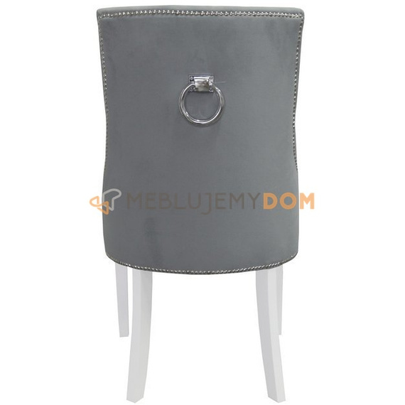DAFFY chair with thumbtacks and knocker 98 cm