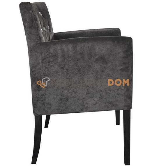 SIMPLE PIK armchair with crystals 84 cm