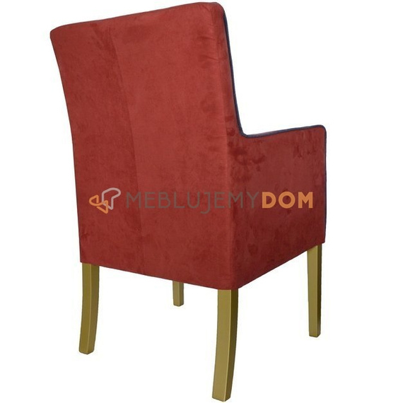 SIMPLE armchair with piping 98 cm