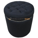 Pouf GLAMOUR with thumbtacks Ø 40 cm