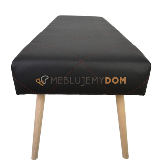 Pouf JUDITH with stitching 110 x 45 cm