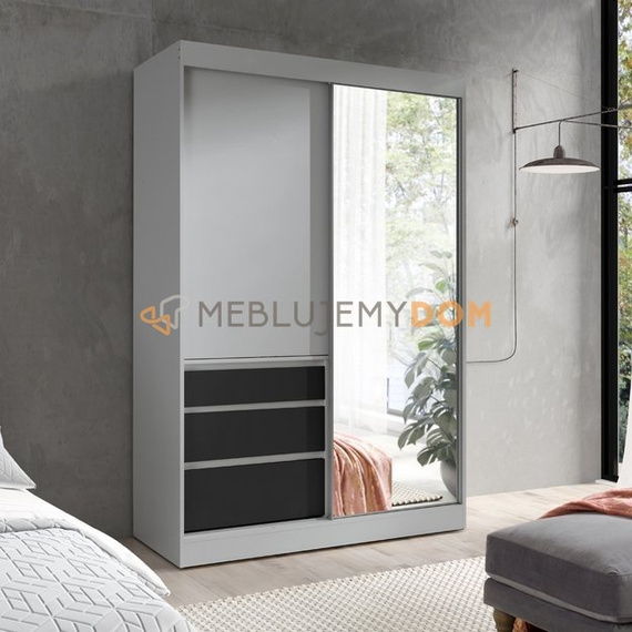 Sliding wardrobe CLARKE 140 cm