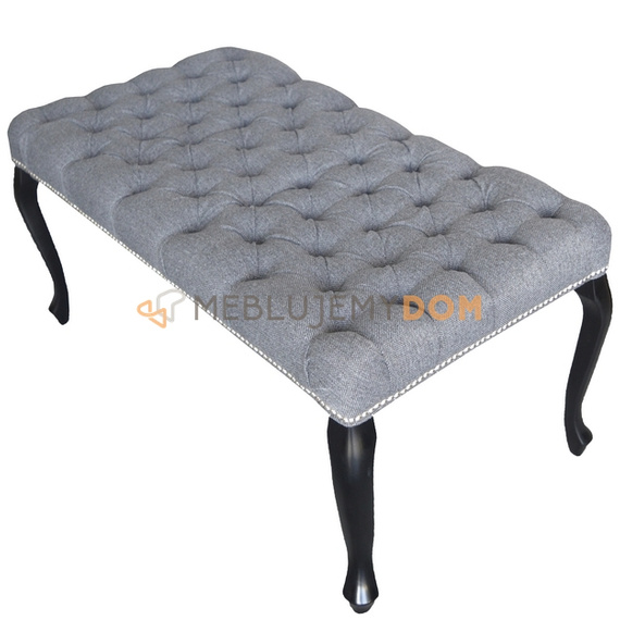 Pouf CHESTERFIELD with thumbtacks 97 x 50 cm