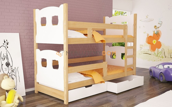 Bunk bed 2-person KEVIN TEDDY BEAR