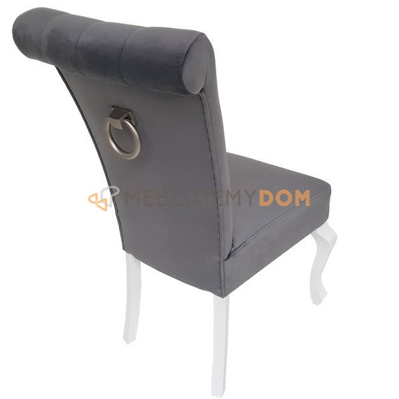 Chair TIZIANO with crystals and knocker 100 cm