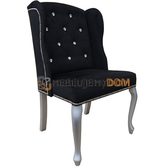 USZAK PIK chair with crystals and thumbtacks 98 cm
