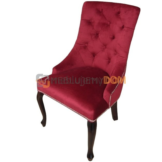 DAFFY LUDWIK PIK chair with thumbtacks and knocker 98 cm