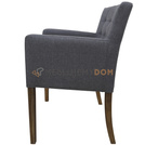 TIAGO armchair with buttons 85 cm