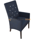 OBLIQUE PIK armchair with crystals 107 cm