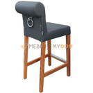 Bar stool NARROW PIK with buttons, roller and knocker 96 cm