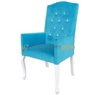 LUDWIK PIK armchair with crystals and knocker 110 cm