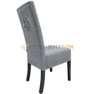 SIMPLE PIK chair with buttons, thumbtacks and knocker 107 cm