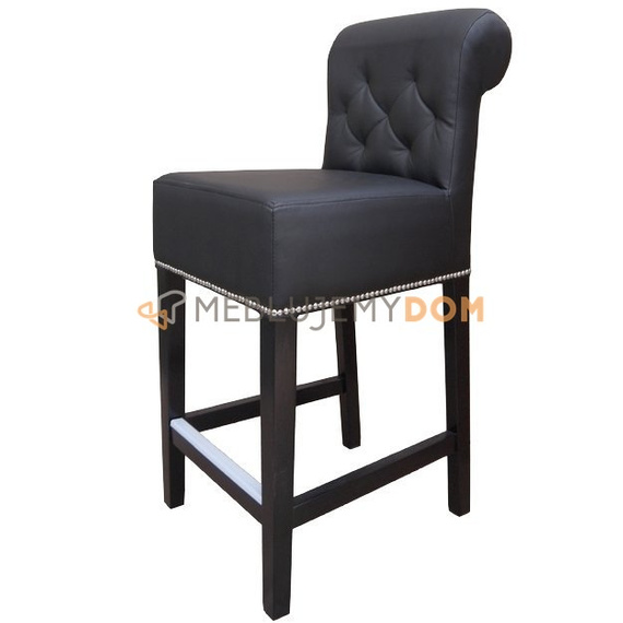 Bar stool SIMPLE PIK with roller and thumbtacks 96 cm