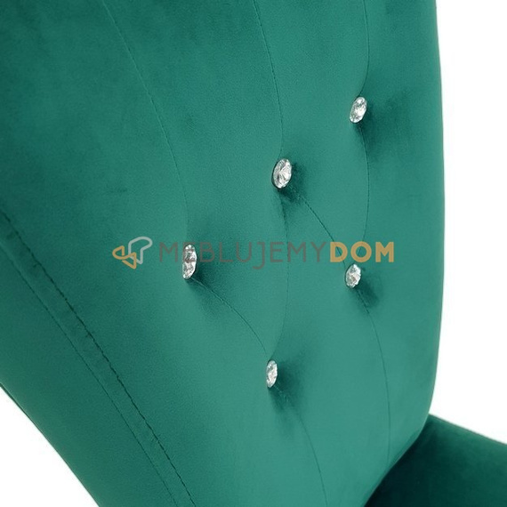 Chair FLAVIO with crystals and knockers 100 cm