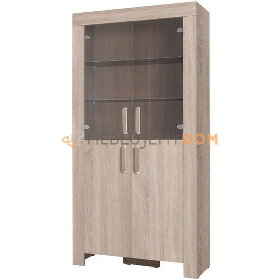 Wardrobe with glass-case OMAR