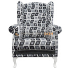 USZAK VELVET armchair Multicolor