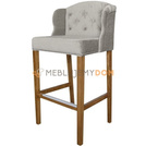 Bar stool USZAK PIK with buttons and thumbtacks 107 cm