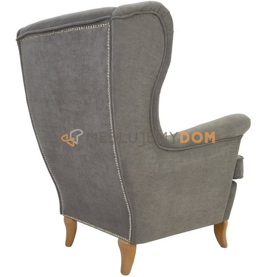 USZAK PIK Square armchair with thumbtacks