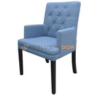 EDGAR NARROW PIK armchair with buttons 98 cm