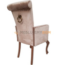 Chair TIZIANO with crystals, knocker and armrests 100 cm