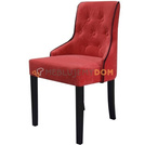 DONALD PIK chair with buttons and piping 88 cm