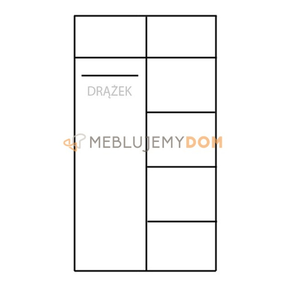 2-door wardrobe LARGO