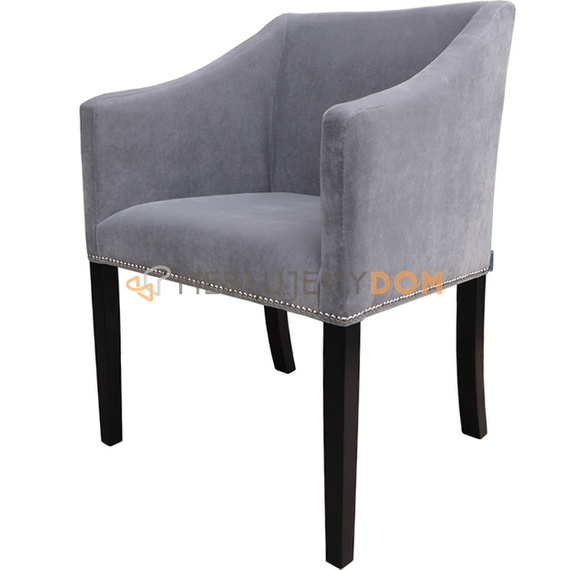 JUMPY NARROW armchair with thumbtacks and knocker 84 cm