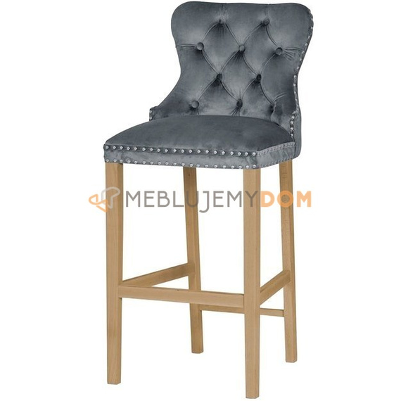 Bar stool VITOLO with thumbtacks 115 cm