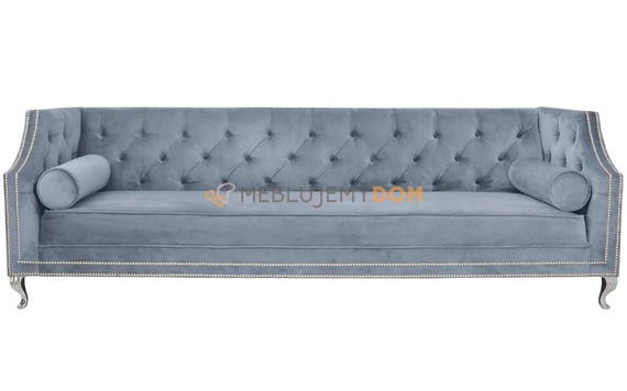 Sofa AMARO with rollers and thumbtacks 3-seater