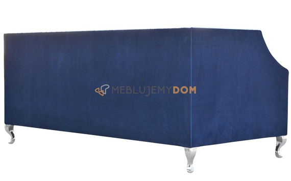 Sofa AMARO with rollers and thumbtacks 2-seater